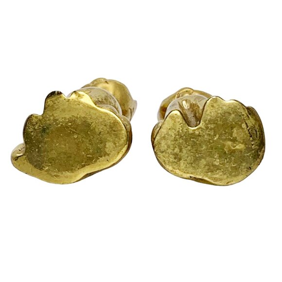 VINTAGE MCM Small Brass Happy Cat Duo - Picture 3 of 7